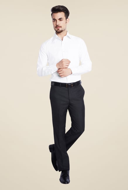 Raymond White Solid Shirt Raymond White Solid Shirt