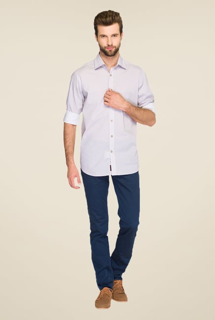Raymond Blue Printed Shirt Raymond Blue Printed Shirt