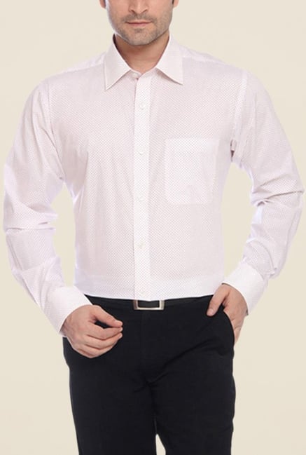 Raymond Pink Printed Shirt Raymond Pink Printed Shirt