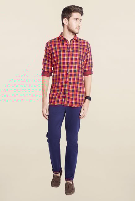 Parx Red Checks Shirt Parx Red Checks Shirt