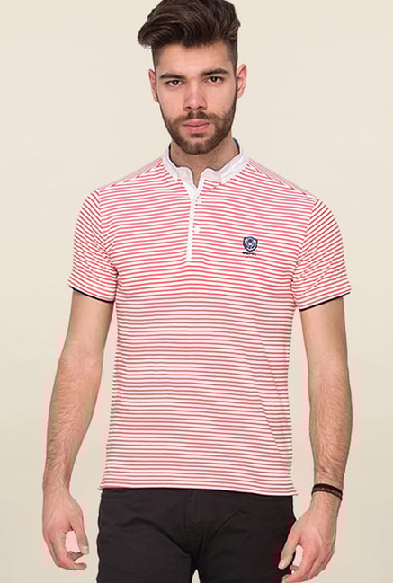 Mufti Red Striped T Shirt Mufti Red Striped T Shirt