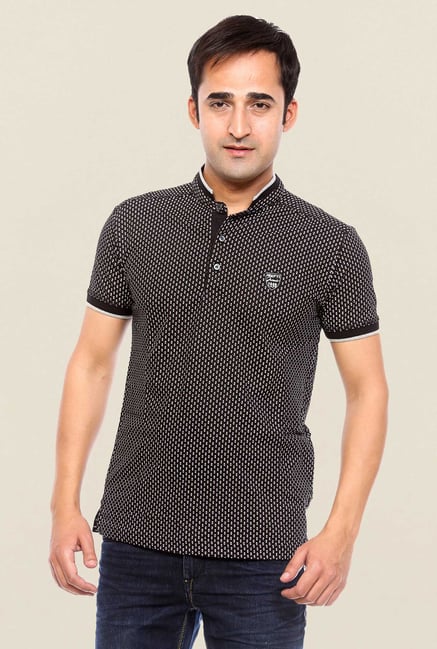 Mufti Black Printed T Shirt Mufti Black Printed T Shirt
