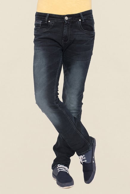 Mufti Black Straight Fit Jeans Mufti Black Straight Fit Jeans