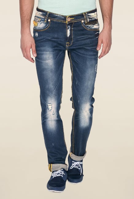 Mufti Blue Distressed Jeans Mufti Blue Distressed Jeans