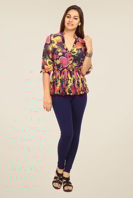 Avirate Multicolor Printed Top Avirate Multicolor Printed Top