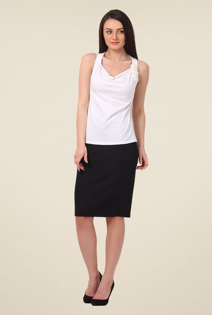 Avirate White Solid Top Avirate White Solid Top