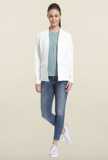 Only White Solid Blazer Only White Solid Blazer
