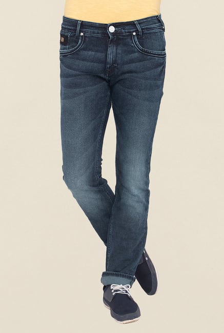 Mufti Navy Straight Fit Jeans Mufti Navy Straight Fit Jeans