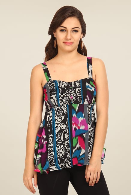 Avirate Multicolor Printed Top Avirate Multicolor Printed Top