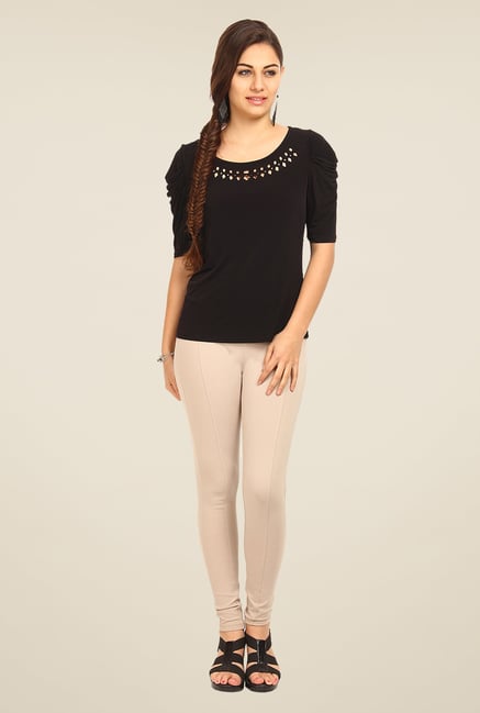 Avirate Black Solid Top Avirate Black Solid Top