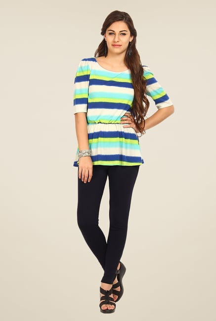 Avirate Multicolor Striped Top Avirate Multicolor Striped Top