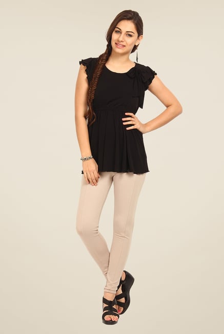 Avirate Black Solid Top Avirate Black Solid Top