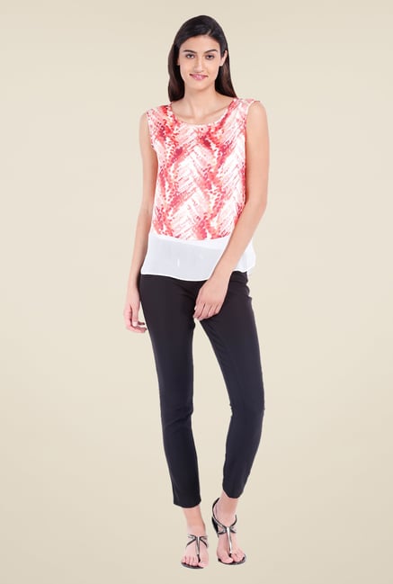 Avirate Pink Printed Top Avirate Pink Printed Top