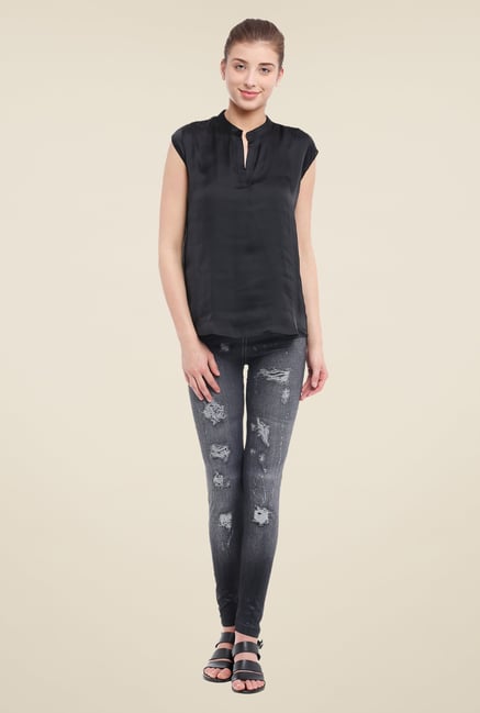 Avirate Black Solid Top Avirate Black Solid Top