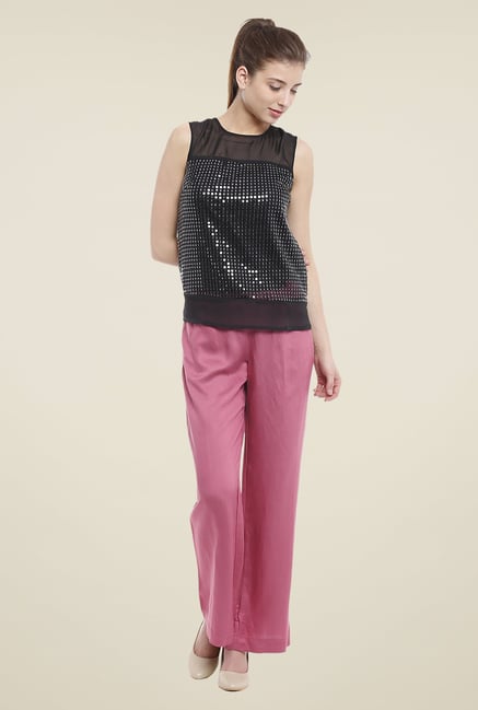 Avirate Black Embellished Top Avirate Black Embellished Top
