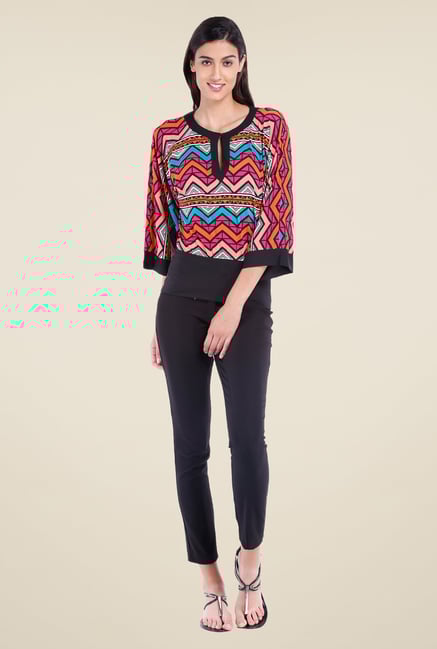 Avirate Multicolor Printed Top Avirate Multicolor Printed Top