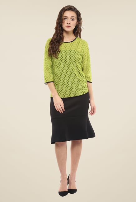 Avirate Green Lace Top Avirate Green Lace Top