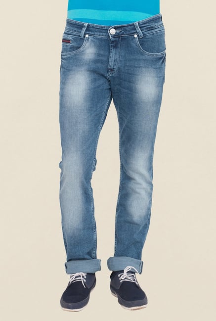 Mufti Blue Straight Fit Jeans Mufti Blue Straight Fit Jeans