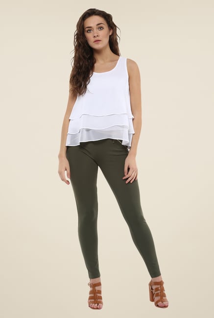 Avirate White Solid Top Avirate White Solid Top