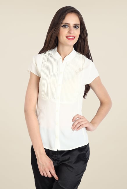 Avirate White Solid Top Avirate White Solid Top