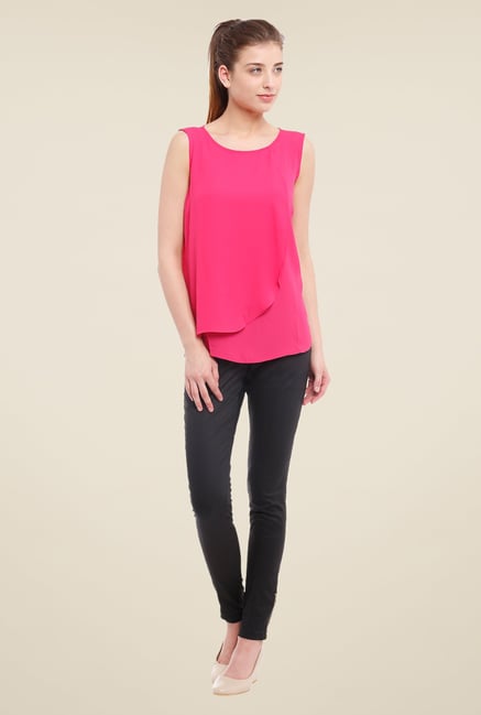 Avirate Pink Solid Top Avirate Pink Solid Top