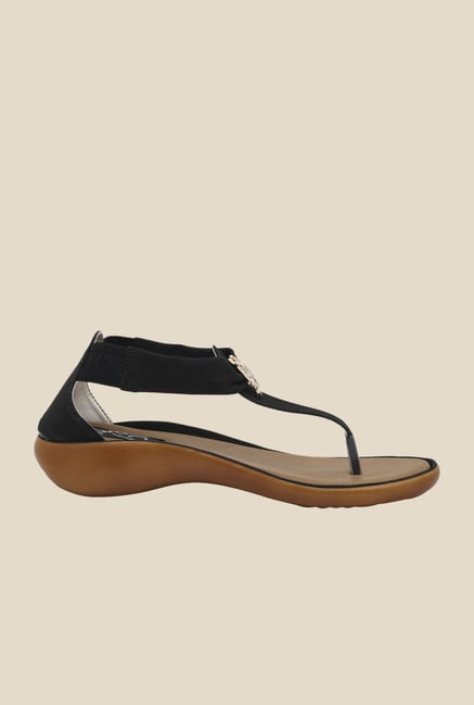La Briza Black Wedge Sandals La Briza Black Wedge Sandals