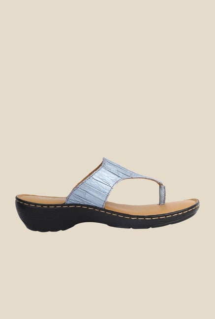 La Briza Blue Slide Sandals La Briza Blue Slide Sandals