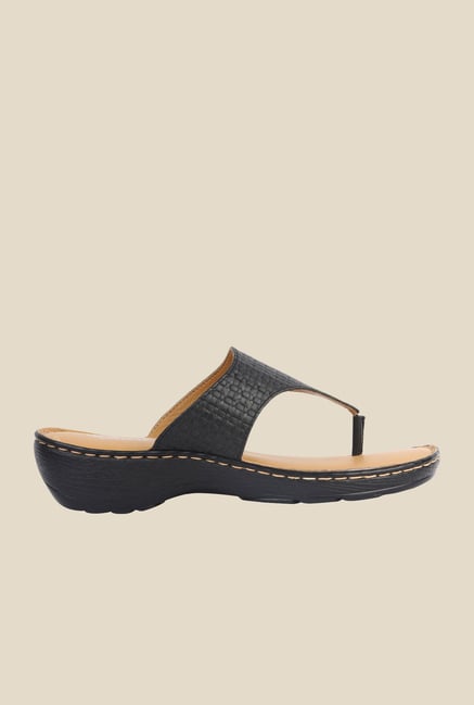 La Briza Black Slide Sandals La Briza Black Slide Sandals