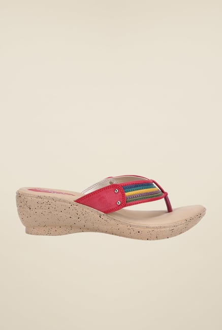 La Briza Red Thong Wedges La Briza Red Thong Wedges