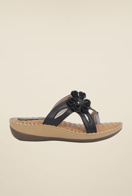 La Briza Black Platform Sandals La Briza Black Platform Sandals
