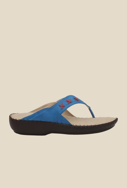 La Briza Blue Slide Sandals La Briza Blue Slide Sandals