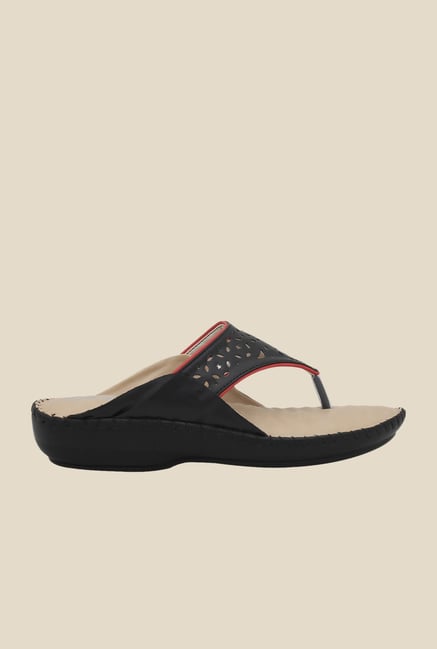 La Briza Black Slide Sandals La Briza Black Slide Sandals