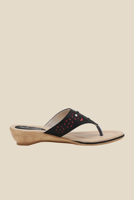 La Briza Black Slide Sandals La Briza Black Slide Sandals