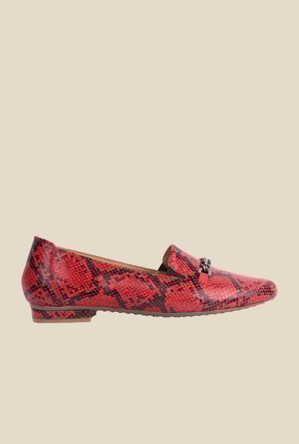 La Briza Red Leather Shoe La Briza Red Leather Shoe