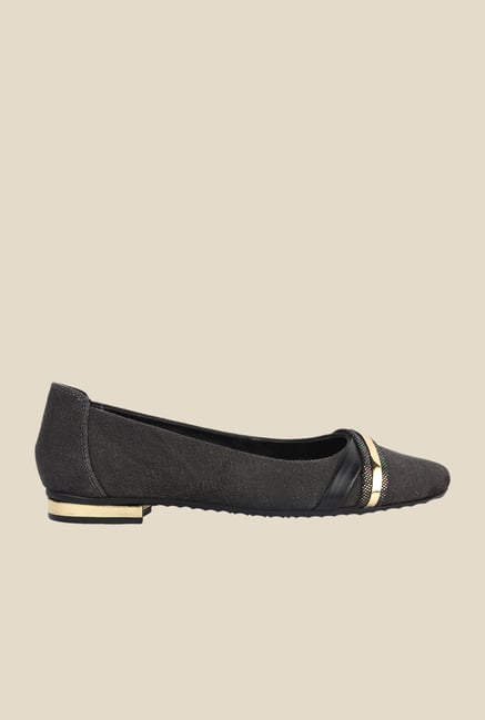 La Briza Black Ballerina Leather Shoe La Briza Black Ballerina Leather Shoe