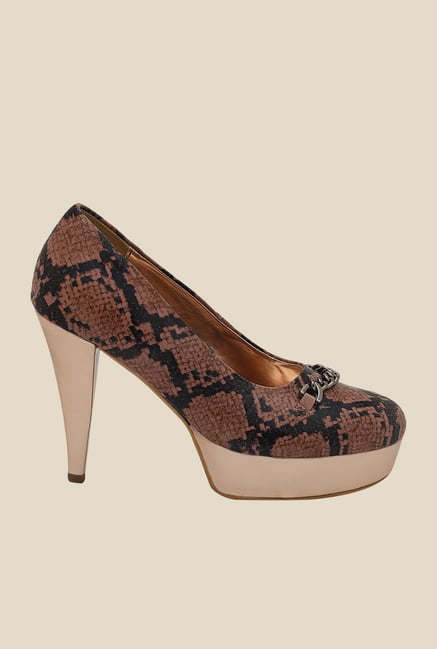 La Briza Brown Pump Leather Shoe La Briza Brown Pump Leather Shoe