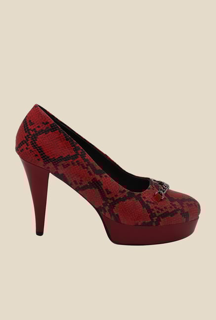 La Briza Red Pump Leather Shoe La Briza Red Pump Leather Shoe
