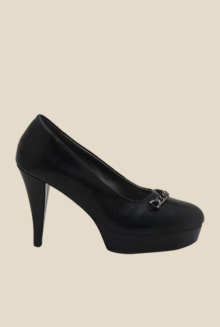 La Briza Black Pump Leather Shoe La Briza Black Pump Leather Shoe