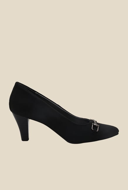 La Briza Black Pump Leather Shoe La Briza Black Pump Leather Shoe