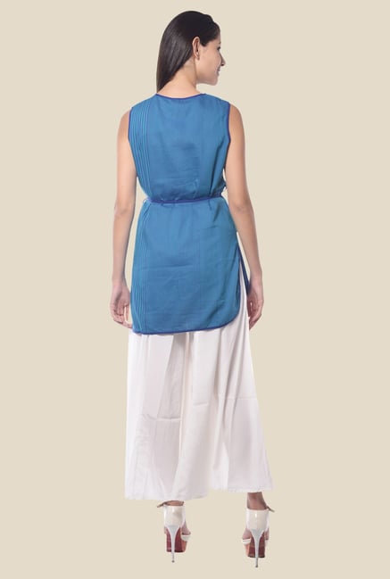 Aurelia Blue Cotton Top Aurelia Blue Cotton Top