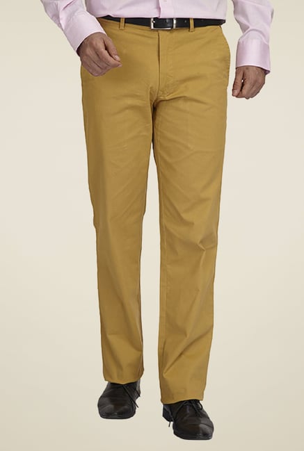 ColorPlus Khaki Solid Trouser ColorPlus Khaki Solid Trouser
