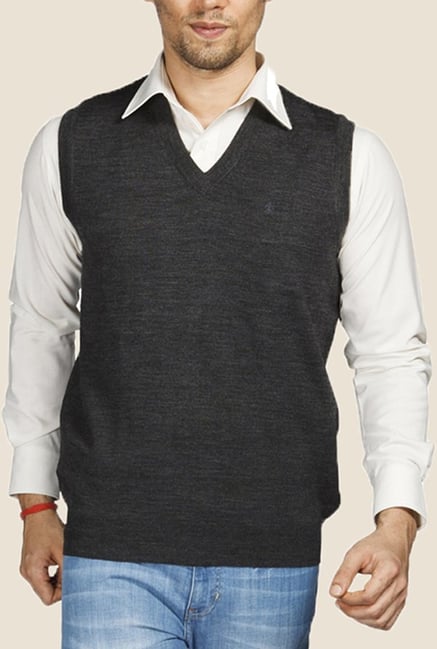 Raymond Grey Solid Sweater Raymond Grey Solid Sweater