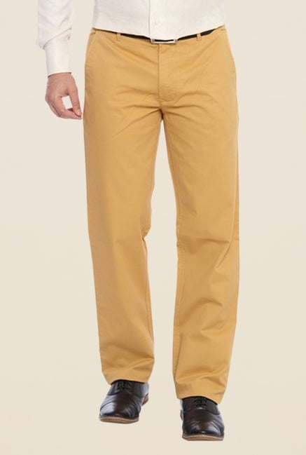 ColorPlus Khaki Solid Trouser ColorPlus Khaki Solid Trouser