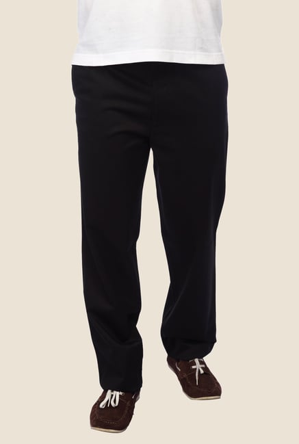 ColorPlus Black Solid Trouser ColorPlus Black Solid Trouser