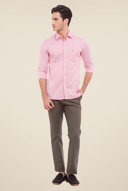 Parx Grey Solid Trouser Parx Grey Solid Trouser