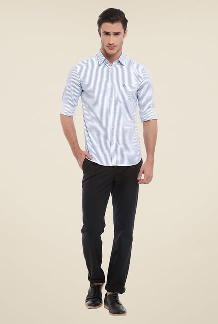 Parx Black Solid Trouser Parx Black Solid Trouser