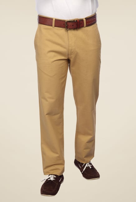 ColorPlus Khaki Solid Trouser ColorPlus Khaki Solid Trouser