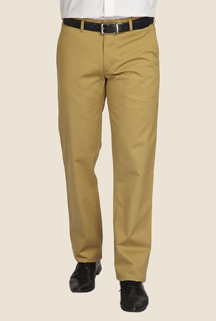 ColorPlus Khaki Solid Trouser ColorPlus Khaki Solid Trouser