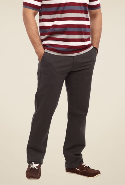 ColorPlus Grey Solid Trouser ColorPlus Grey Solid Trouser