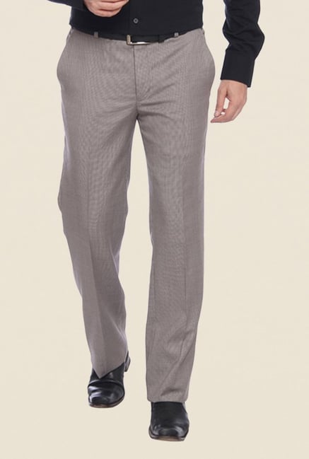Raymond Grey Solid Trouser Raymond Grey Solid Trouser